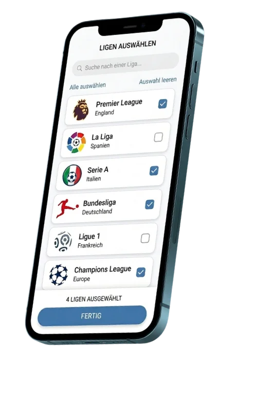 Liga auswählen
